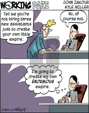 Working Daze on Wednesday April 14, 2004 Comic Strip