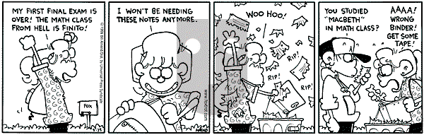 FoxTrot on Tuesday May 25, 1999 Comic Strip