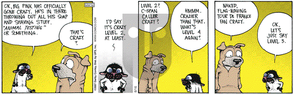 Get Fuzzy on Thursday August 16, 2007 Comic Strip