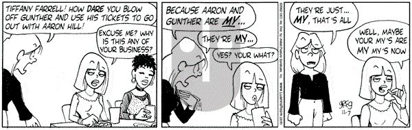 Luann on Thursday November 7, 2002 Comic Strip