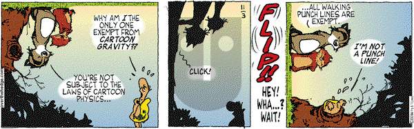 Over the Hedge on Thursday November 3, 2011 Comic Strip
