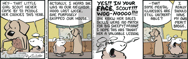 DeFlocked on Monday March 18, 2013 Comic Strip
