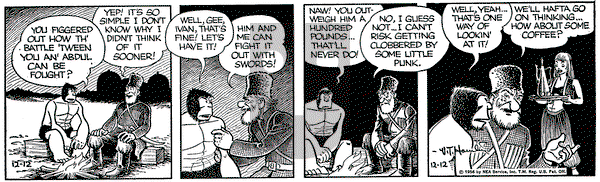 Alley Oop on Wednesday December 12, 1956 Comic Strip