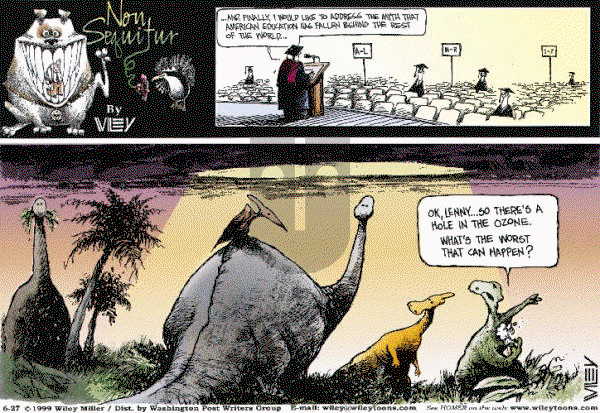 Non Sequitur on Sunday June 27, 1999 Comic Strip