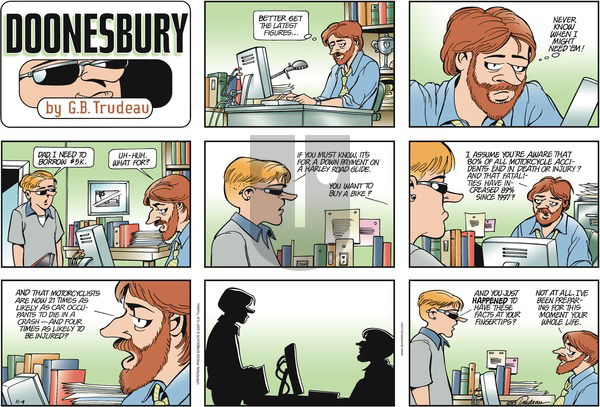 Doonesbury on Sunday November 4, 2007 Comic Strip