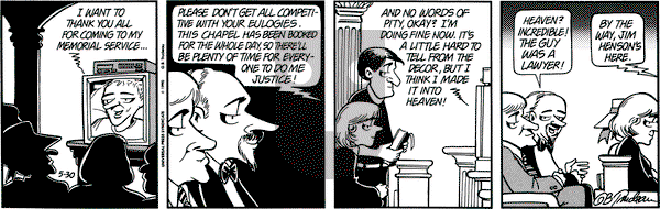 Doonesbury on Wednesday May 30, 1990 Comic Strip