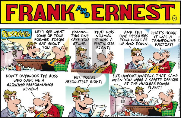 Frank and Ernest - Sunday March 3, 2013 Comic Strip