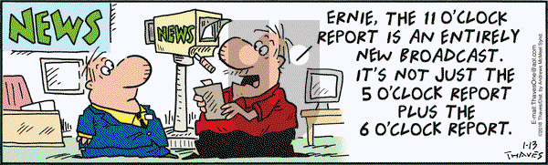 Frank and Ernest on Saturday January 13, 2018 Comic Strip