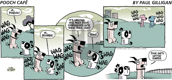 Pooch Cafe on Sunday November 25, 2007 Comic Strip