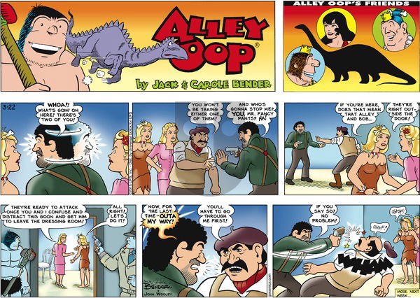 Alley Oop on Sunday March 22, 2015 Comic Strip