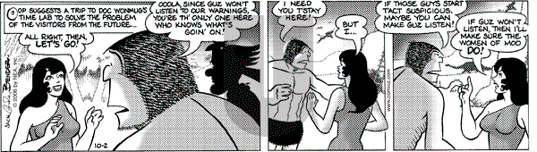 Alley Oop on Monday October 2, 2006 Comic Strip