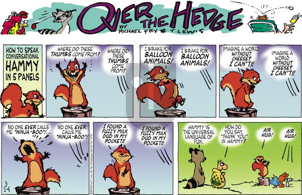 Over the Hedge on Sunday March 24, 2013 Comic Strip