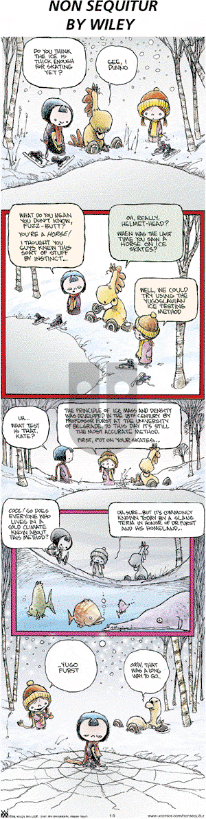 Non Sequitur on Sunday January 9, 2005 Comic Strip