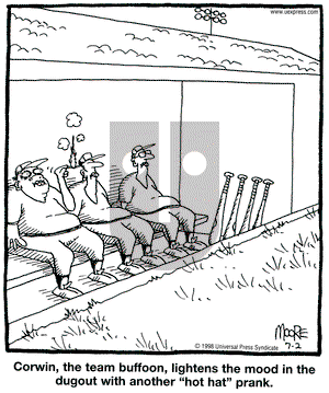 In the Bleachers on Thursday July 2, 1998 Comic Strip