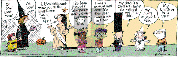 Cul de Sac on Monday October 28, 2019 Comic Strip