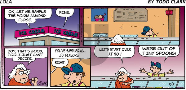 Lola on Sunday May 5, 2019 Comic Strip