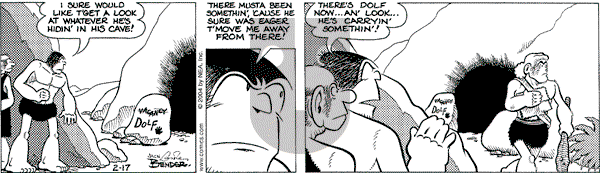 Alley Oop on Tuesday February 17, 2004 Comic Strip