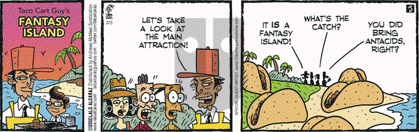 La Cucaracha on Tuesday March 3, 2020 Comic Strip