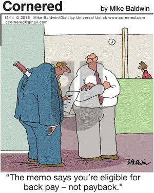 Cornered on Monday December 14, 2015 Comic Strip