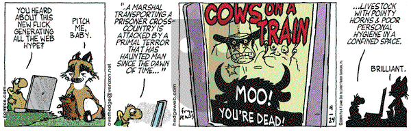 Over the Hedge on Monday April 24, 2006 Comic Strip