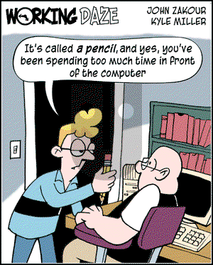 Working Daze on Saturday May 17, 2003 Comic Strip