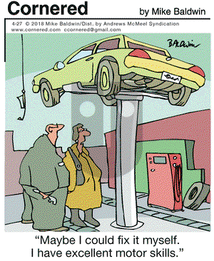 Cornered on Friday April 27, 2018 Comic Strip