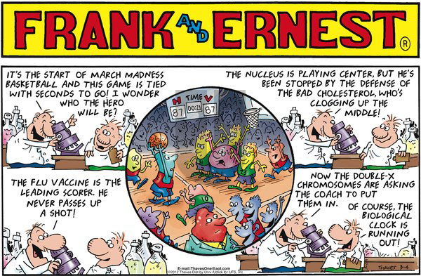 Frank and Ernest on Sunday March 4, 2012 Comic Strip