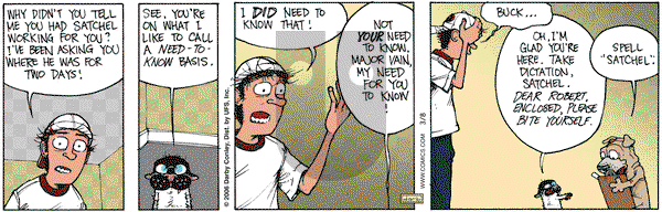 Get Fuzzy on Wednesday March 8, 2006 Comic Strip