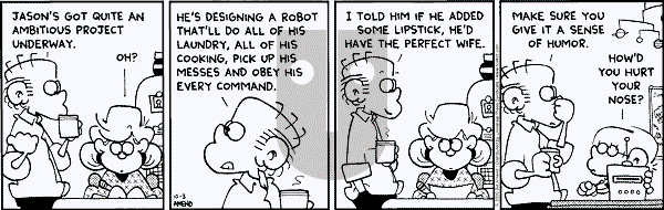 FoxTrot on Tuesday October 3, 2000 Comic Strip