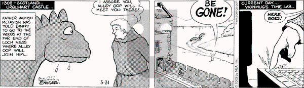 Alley Oop on Saturday May 31, 2003 Comic Strip