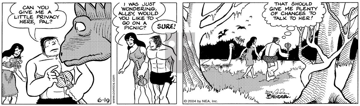 Alley Oop - Saturday June 19, 2004 Comic Strip