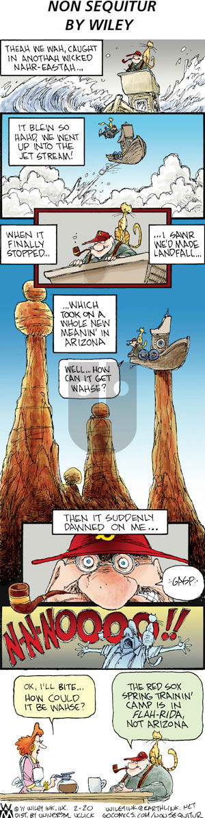 Non Sequitur on Sunday February 20, 2011 Comic Strip