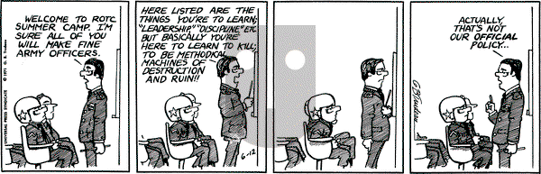 Doonesbury on Saturday June 12, 1971 Comic Strip