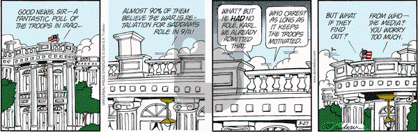 Doonesbury on Monday March 27, 2006 Comic Strip