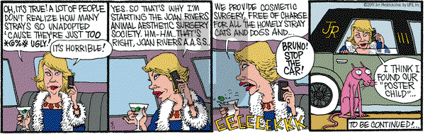 Monty on Monday April 11, 2011 Comic Strip