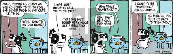 Pooch Cafe on Tuesday April 18, 2017 Comic Strip