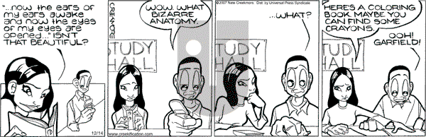 Maintaining on Friday December 14, 2007 Comic Strip