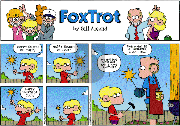 FoxTrot on Sunday July 4, 2004 Comic Strip