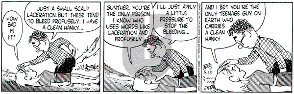 Luann on Wednesday August 15, 2001 Comic Strip