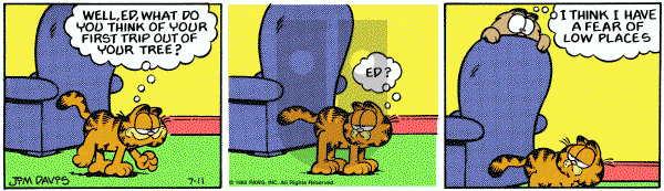 Garfield on Thursday July 11, 1985 Comic Strip