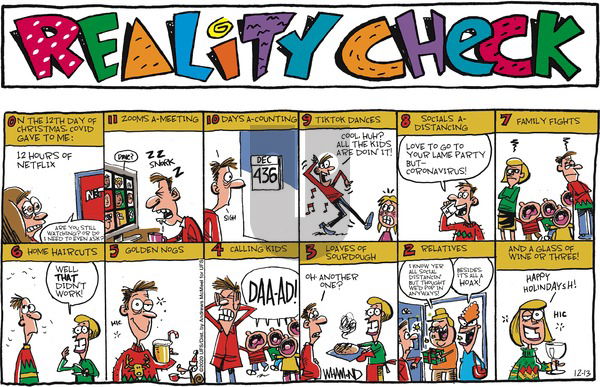 Reality Check on Sunday December 13, 2020 Comic Strip