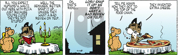 Over the Hedge on Tuesday April 10, 2018 Comic Strip