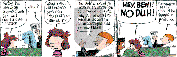 Cul de Sac on Saturday October 16, 2010 Comic Strip
