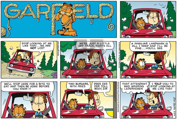 Garfield on Saturday December 7, 2002 Comic Strip