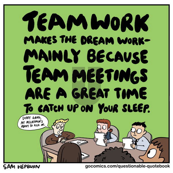 Questionable Quotebook on Sunday February 23, 2025 Comic Strip