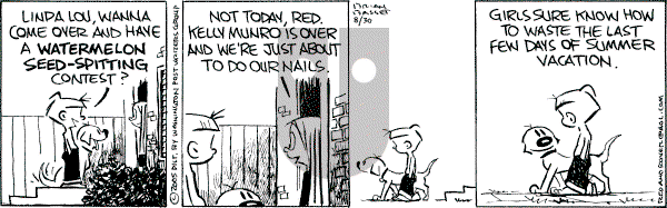 Red and Rover on Tuesday August 30, 2005 Comic Strip