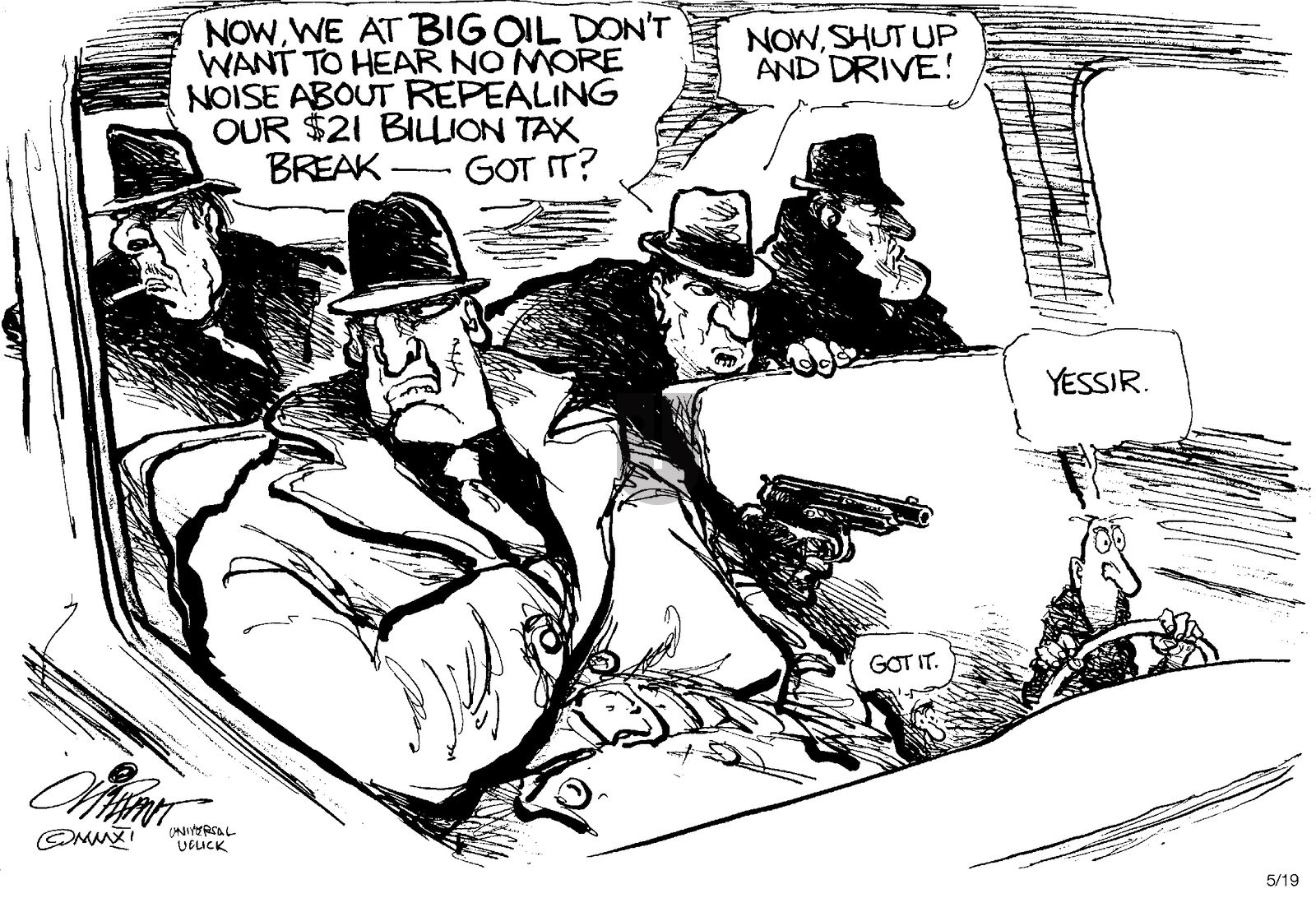 Pat Oliphant - Thursday May 19, 2011 Comic Strip