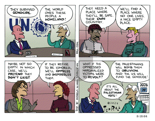 Ted Rall - Monday February 12, 2024 Comic Strip
