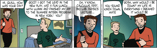 Luann on Monday April 27, 2015 Comic Strip