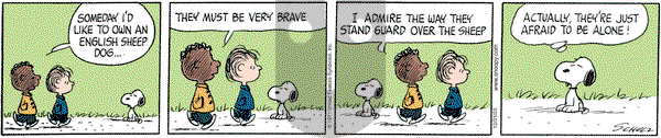 Peanuts on Wednesday December 31, 2003 Comic Strip